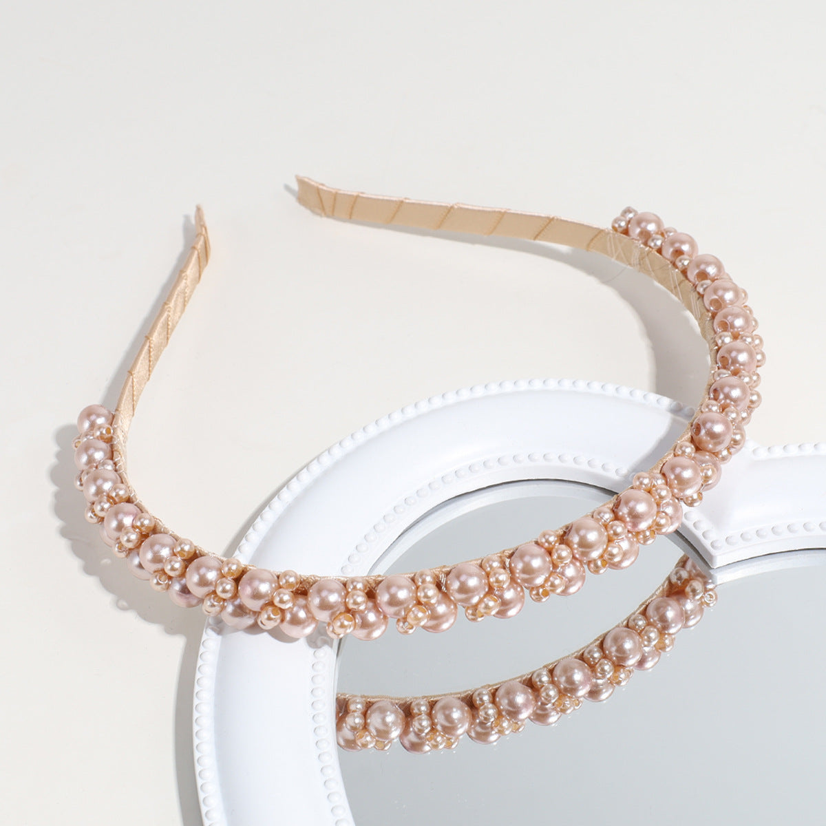 Wholesale Solid Colored Pearl Hair Bands